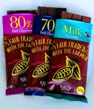 カルディフェアトレードチョコレートは3種類あります。